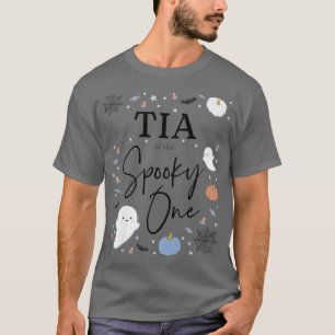 Kvinna Tia Taloky Ett första födelsedag blått B T Shirt