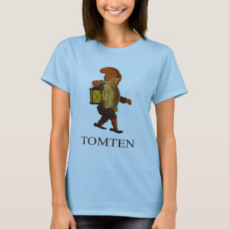 Kvinna Tomten T-tröja T-shirt