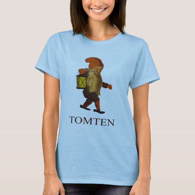 Kvinna Tomten T-tröja Tröja (Framsida)