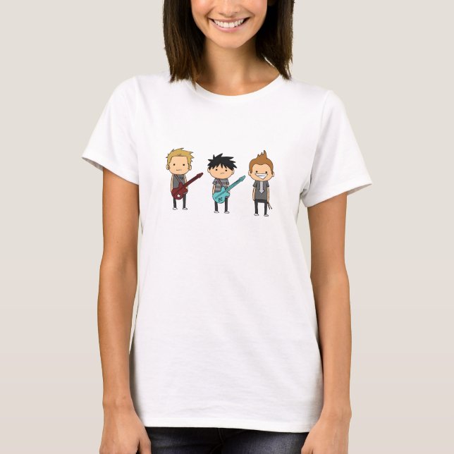 Kvinna TrioT-tröja Tee Shirt (Framsida)