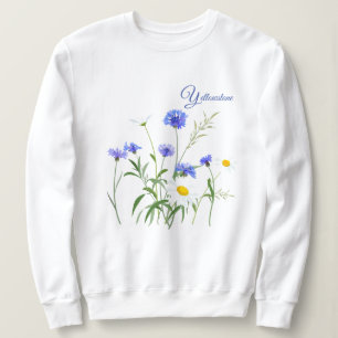 Kvinna Tröja-Yellowstone vildblommar T Shirt