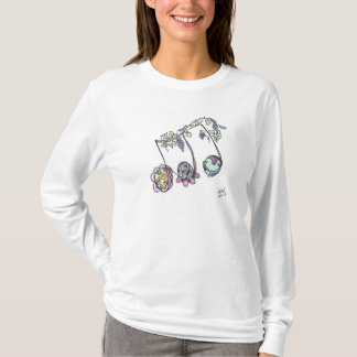 kvinna tshirt: 3 åttondelar/musik t-shirt