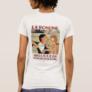 Kvinna tshirt La Rondine för 2019 säsong T Shirt