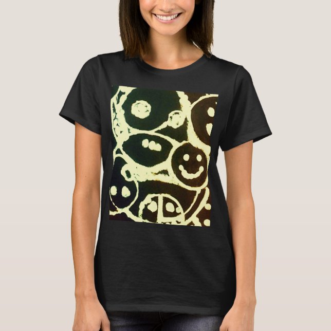 Kvinna Tshirt Tee Shirt (Framsida)