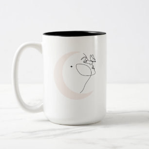 Kvinna Två-Tonad Mugg