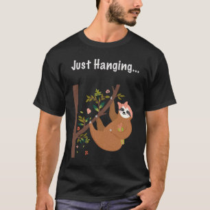 Kvinna, tyst-tid, bara hängande t shirt