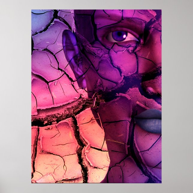 Kvinna utan Vatten - kirurgisk ART Poster (Framsidan)