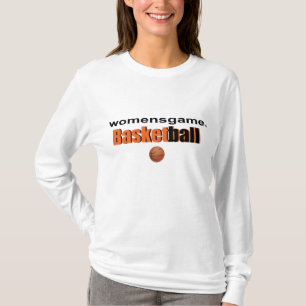 Kvinna utslagsplats för basketsport t shirt