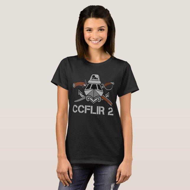 Kvinna utslagsplats för CCFLIR 2 T-shirt (Hel framsida)
