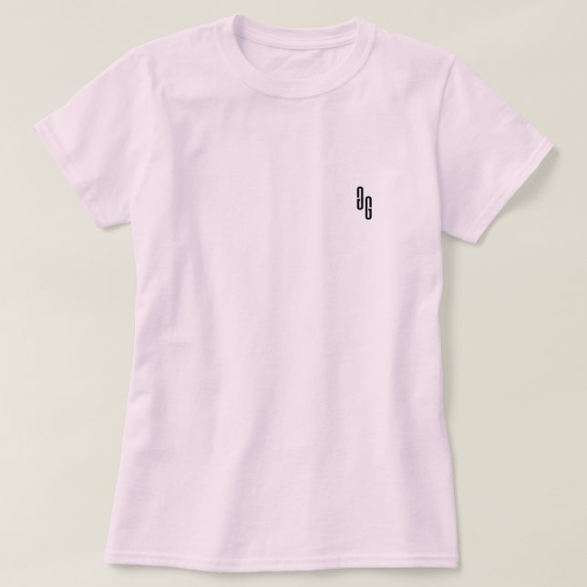 Kvinna utslagsplats för GG-logotyp Tee (Design framsida)