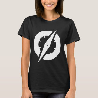 Kvinna utslagsplats för GlobalGen kompass Tee Shirt