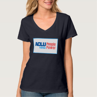 Kvinna V-Nacke - ACLU PeoplePower Fairfax T Shirt