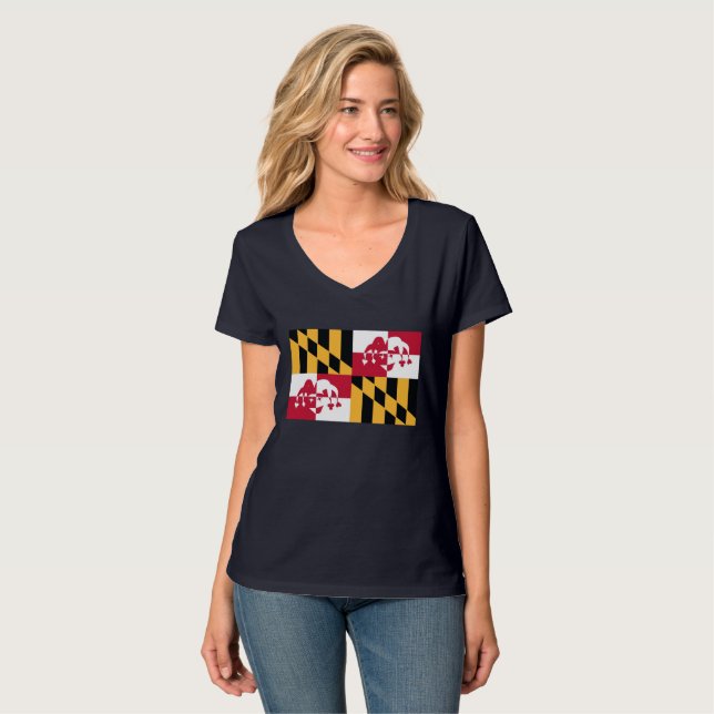 Kvinna V - nackeJoker Calvert Tee Shirt (Hel framsida)
