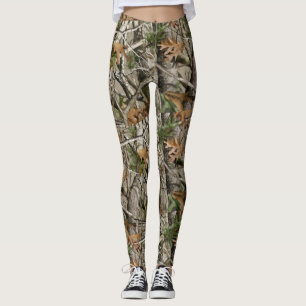 Kvinna verklig kamouflagedamasker Camo Leggings