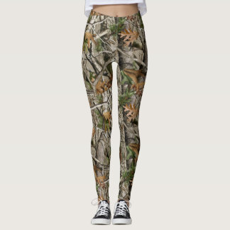 Kvinna verklig kamouflagedamasker Camo Leggings