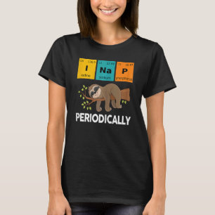 Kvinna- vetenskapen I Nap periodiskt Sloth STEM Te T Shirt