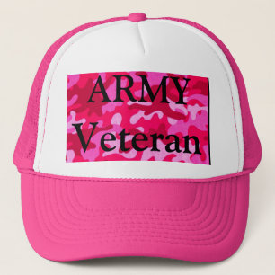Kvinna veteranhatt truckerkeps