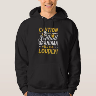 Kvinna Viktigt fotbollslag, mormabaslag Hoodie