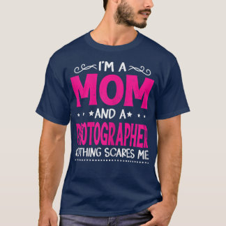 Kvinna Vintage jag är Mamma och en fototagnarinna T Shirt