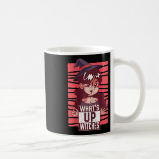 Kvinna Wat Witches Women Pumpkin Girl Cute Wi Kaffemugg