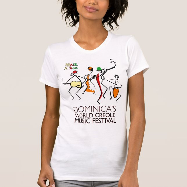 Kvinna WCMF-tanktop Tee Shirt (Framsida)
