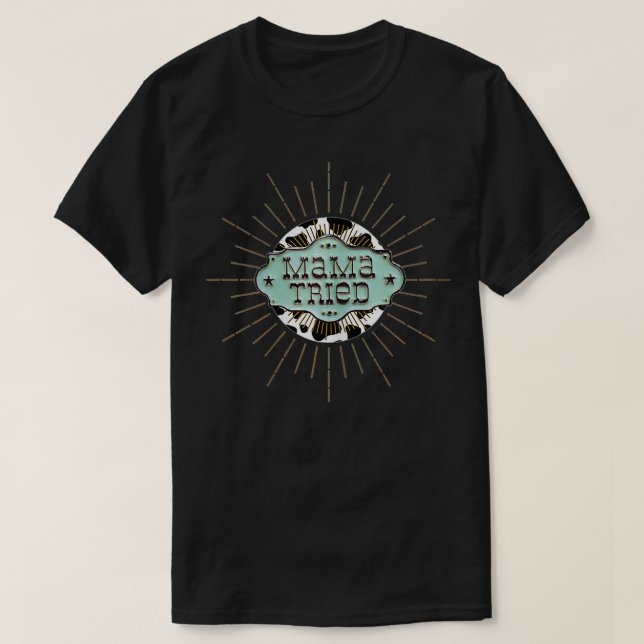 Kvinna Westerna Chicen Stil T Shirt (Design framsida)