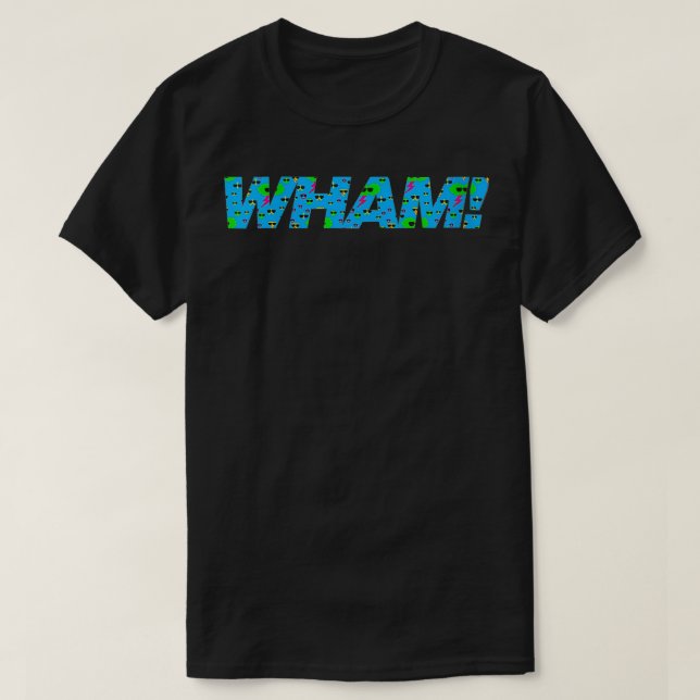 Kvinna Wham som Baby VNeck T Shirt (Design framsida)