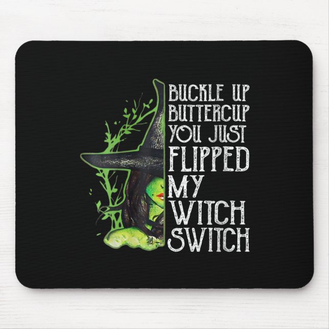 Kvinna Witch Buckle-mugg som du just flippat Musmatta (Framsidan)