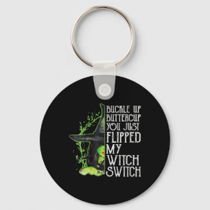 Kvinna Witch Buckle-mugg som du just flippat Nyckelring