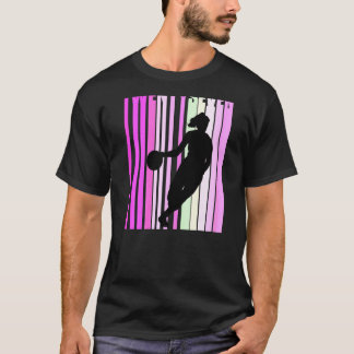 Kvinna Womens Basketball 27:e födelsedag Retro 27 T Shirt
