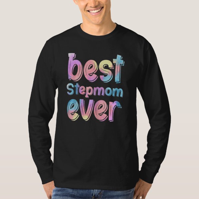 Kvinna Womens Best Stepmamma Mors dag T Shirt (Framsida)