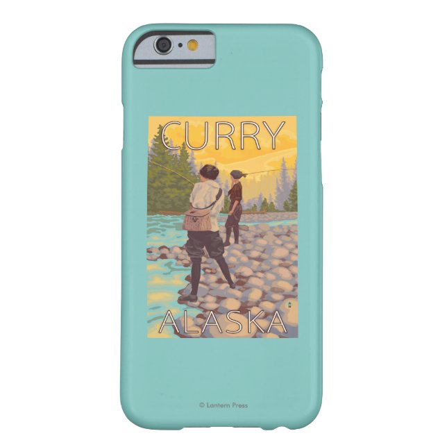 Kvinnaflygfiske - curry, Alaska Case-Mate iPhone Skal (Baksidan)