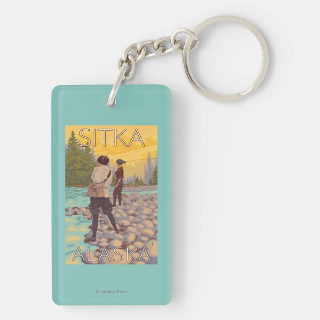 Kvinnaflygfiske - Sitka, Alaska (Baksidan)
