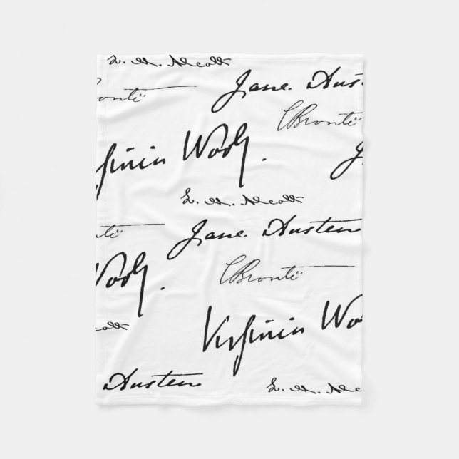 Kvinnaförfattare Fleecefilt (Framsidan)