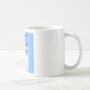 kvinnaforskare kaffemugg
