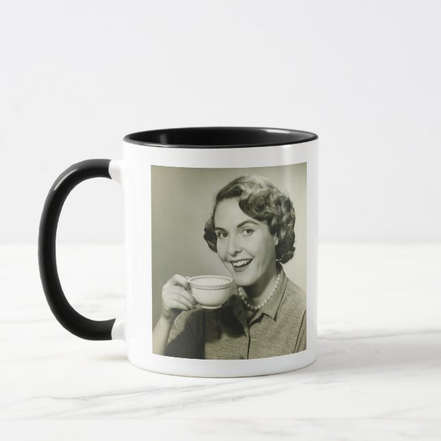 Kvinnainnehavkoppar Mugg (Vänster)