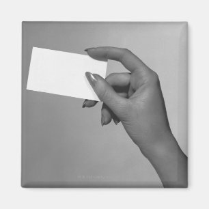 Kvinnainnehavkort Magnet
