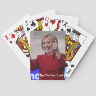Kvinnakortet - Hillary Clinton Casinokort