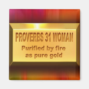 Kvinnamagnet för Proverbs 31 Magnet