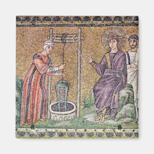 Kvinnan av Samaria på brunnen Magnet