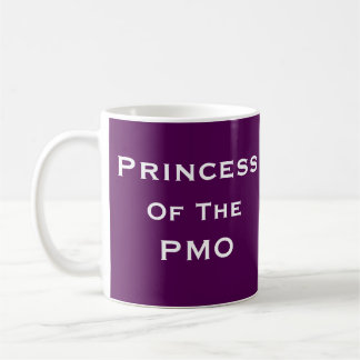 Kvinnan för Princess PMO projekterar roligt namn Kaffemugg