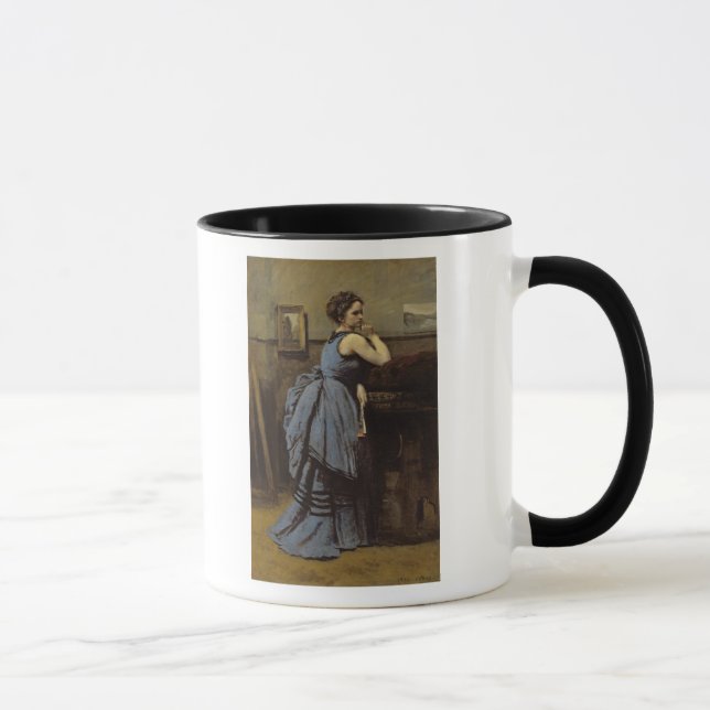 Kvinnan i blått, 1874 mugg (Höger)