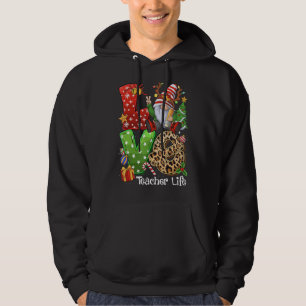 Kvinnan i familjen Jul för kvinnor i Manar - KÄRLE Hoodie