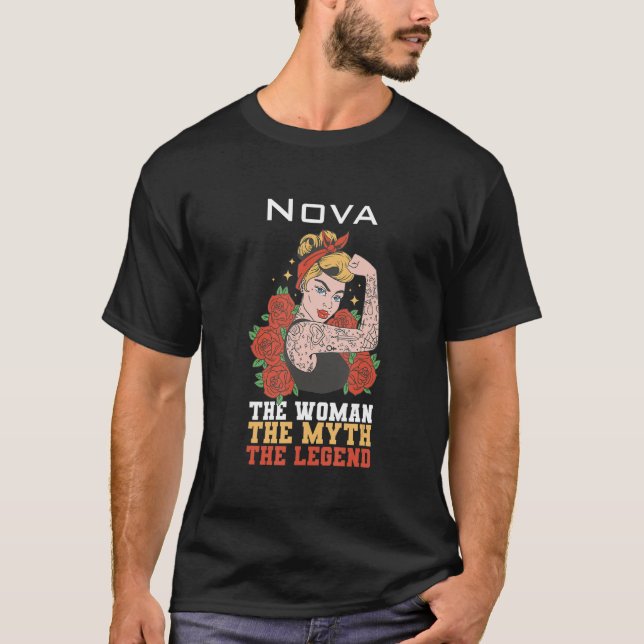 Kvinnan myten om legenden Nova T Shirt (Framsida)