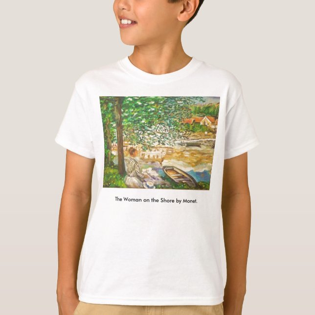 Kvinnan på kusten t-shirt (Framsida)