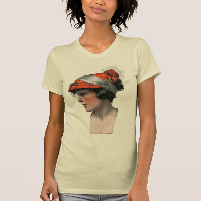Kvinnan profilerar t shirt (Framsida)
