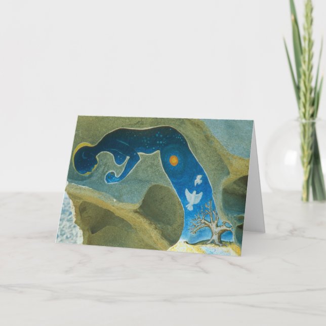 Kvinnan som gjordes av kosmoset/, vek kortet kort (Framsida)