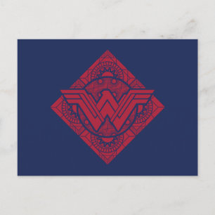 kvinnans Amazoniska symbol Vykort