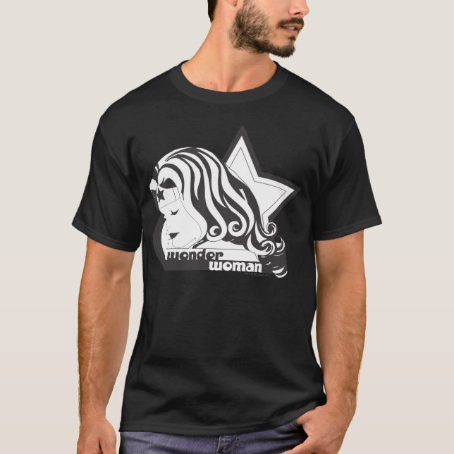  kvinnans B&W-stjärna Tee Shirt (Framsida)