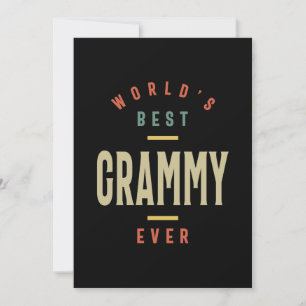 Kvinnans bästa Grammy Aldrima Grandma Gift Inbjudningar